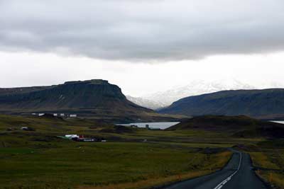 Weg nach Reykjavik
