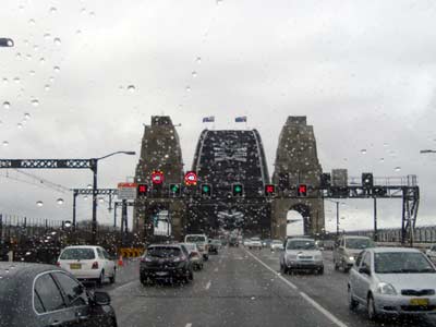 Sydney im Regen