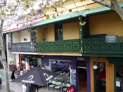 alte Häuser in Sydney