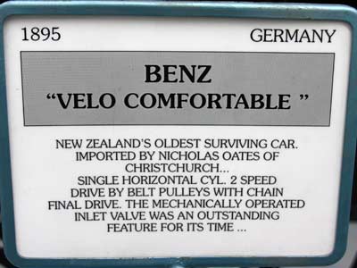 Benz, Velo Comfortable, 1895, Germany